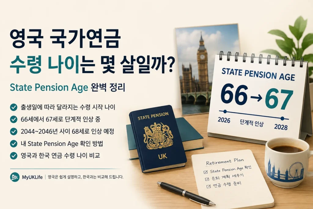 영국 State Pension Age가 66세에서 67세로 단계적으로 올라가는 과정